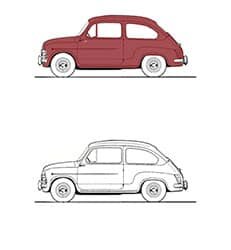 Fiat 600 spare parts webshop FD Ricambi